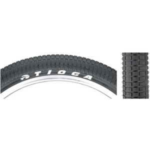 Tioga Factory Fs100 Tire 20 X 2.1 Wire Black Sidewall Bcir0636 - All