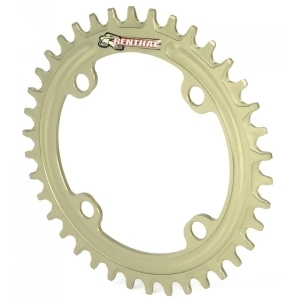 Renthal 1Xr 104mm Retaining Aluminum Bicycle Chainring 36T 9-11sp Bcd 104 Gold Mcr107-564-36pha - All