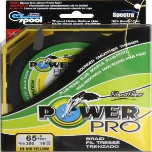 Power Pro 65 X 300 Yd Yellow 21100650300Y - All