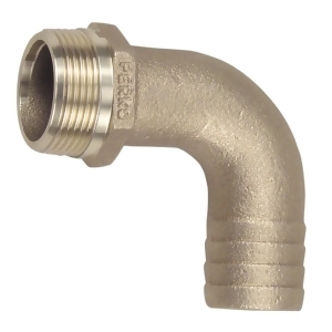 Perko 1 1/4 Pipe To Hose Adapter 90 Degree Bronze 0063Dp7plb - All