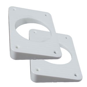 Taco Wedge Plates For Grand Slam Outriggers White Wp-150wha-1 - All