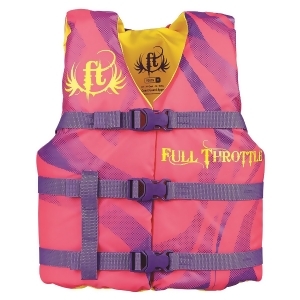 Full Throttle Youth Character Vest-Pink 104200-105-002-15 - All