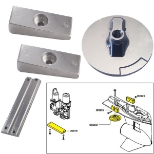 Tecnoseal Anode Kit Verado 4 W/ Hardware Aluminum Polybag 20814Al - All