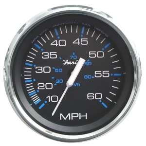 Faria Chesapeake Black Ss 4 Speedometer 60Mph Mechanical 33704 - All