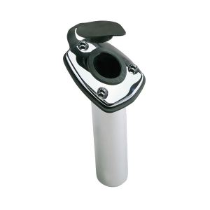 Perko Fishing Rod Holder-65 degrees ; Angled Flush Mount-Chrome Plated Zinc 1205Dp0chr - All