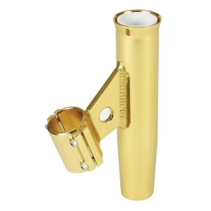 Lee's Clamp-On Rod Holder Gold Aluminum Vertical Mount - Fits 1.900" O.D. Pipe