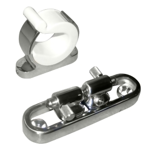 Taco Stainless Steel Adjustable Reel Hanger Kit w/Rod Tip Holder - Adjusts from 1.875" - 3.875"