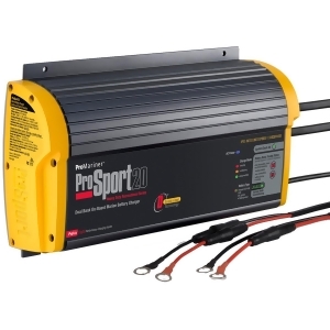 Promariner ProSport 20 Pfc Gen 3 Heavy Duty Recreational Series On-Board Marine Battery Charger-20 Amp-2 Bank 43028 - All