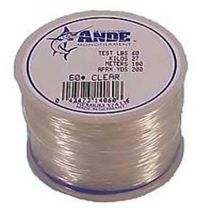 Ande Monofilament Premium 1# Clear 80# 600yd. 09092 - All