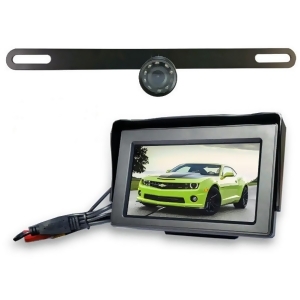 Top Dawg Wired License Plate Backup Wide Angle Hd Camera Ms356lp - All