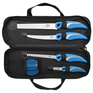 Cuda 6 Piece Knife and Sharpener Set with Case 18133 - All