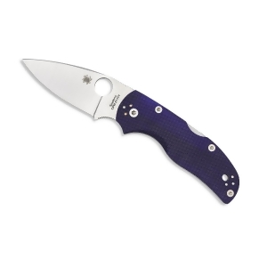 Spyderco Native 5 Fldg Knife 2.95In Blde-Plnedge-Dk Blue Frn C41gpdbl5 - All