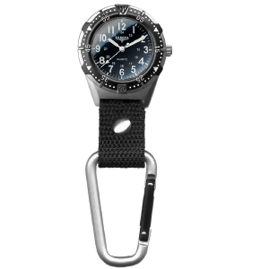 Dakota Watch Company Dakota Men's Aluminum Backpacker Clip Watch Black 28446 - All
