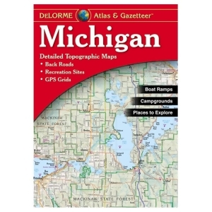 Delorme Michigan Atlas 335-4 - All