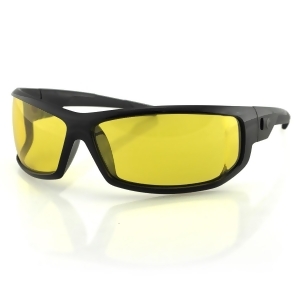 Bobster Axl Sunglasses-Black Frame-Anti-fog Yellow Lens Eaxl001y - All