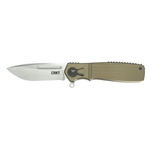 Crkt Homefront Straight Edge Folding Knife-3.5In Blade-Tan K270gkp - All