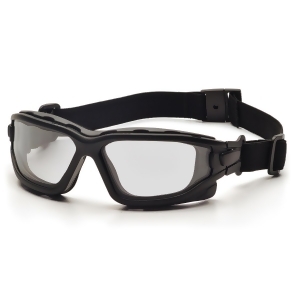 Pyramex I-Force Slim Blk Frame Clear Af Lens Sealed Eyewear Sb7010sdnt - All