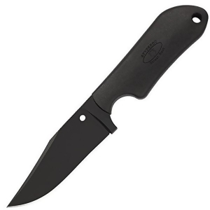 Spyderco Street Beat Plain Edge Fixed Knife w/3.49 Blade Fb15pbbk - All