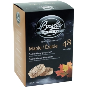 Bradley Smoker Bisquettes Maple 48Pk Btmp48 - All