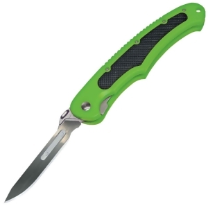 Havalon Knives Piranta Bolt Folding Knife Flourescent Green Xtc-60abolt-gx - All