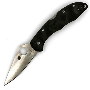 Spyderco Delica 4 Folding Knife Zome Green C11zfpgr - All