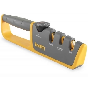 Smiths Adjustable Manual Knife Sharpener Gray/Yellow' S-50264 - All
