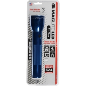 Maglite Ml300L 2 Cell D Led Blue In Blister Ml300l-s2116 - All