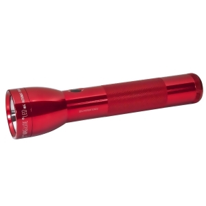 Maglite Ml300l Led 2 Cell D Flashlight MagLED/2D3G;Rd;Cb;Whs Red - All