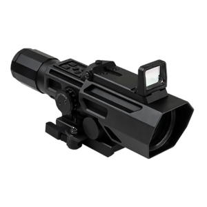 Ncstar Ado 3-9x42mm Scope P4 Sniper Reticle with Flip Up Red Dot Optic Black Vadobp3942g - All