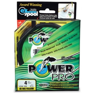 Power Pro Pwr Pro 100# 1500Yd Yellow 21101001500Y - All