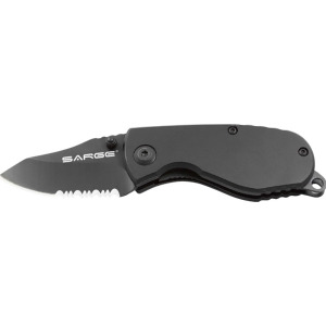 Sarge Knives Sarge Blk Tact Fld 3 1/4 Compact Sk-800 - All