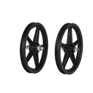Skyway Tuff Ii Wheel Set 16X1.75 3/8 Nutted Fw 5 Spoke Black Whl-1800p - All