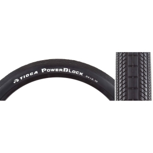 Tioga Tires Tioga Powerblock 24X2.1 Wire Black R9za1045 - All