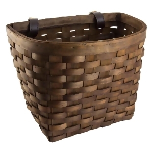 Sunlite Basket Front Wood/Metasequoia Dk-Brn Woven W/Straps - All
