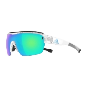 Adidas Eyewear Zonyk Aero Pro L/s Sunglasses Crystal Shiny Frame Shiny Blue Mirror Lense S 0-Ad05/75 1100 00/0S - All