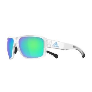 Adidas Eyewear Jaysor Sunglasses crystal Shiny Frame Blue Mirror Lense 0-Ad20/00 6059 00/00 - All