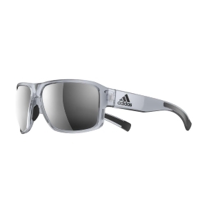Adidas Eyewear Jaysor Sunglasses Grey Transparent Shiny Frame Chrome Mirror Lense 0-Ad20/00 6057 00/00 - All