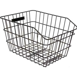 Sunlite Rack Top Wire Rear Bicycle Basket 16X13X8in Black Tl-329 - All