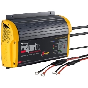 Promariner ProSport 12 Pfc Gen Heavy Duty Recreation Series On-Board Marine Battery Charger-12 Amp-2 Bank 43026 - All