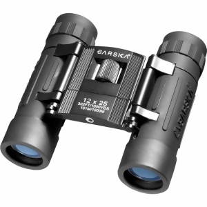 Barska Optics Lucid View Compact Binocular 12x25 Lucid View; Black; Compact;Blu Lens - All
