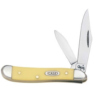 Case Knives Case Peanut 2Bl 27/8 Yellow 80030 - All