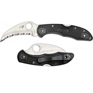 Spyderco Salt 2 Folder Lightweight Black Frn Serrated - All