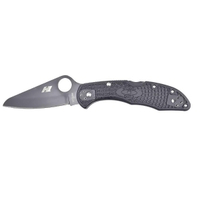 Spyderco Salt 2 Folder Lightweight Black Black Plainedge - All