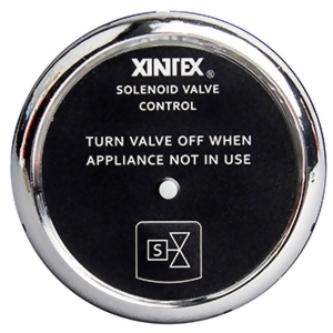 Xintex Propane Control Solenoid Valve w/Chrome Bezel Display - All