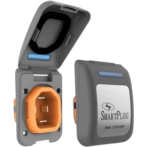 Smartplug 50 Amp Non Metallic Inlet Gray Bm50pg - All