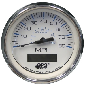 Faria Chesapeake White Ss 4 Speedometer 80Mph Gps 33829 - All