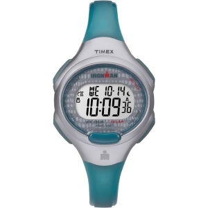 Timex Womens Ironman Essential Blue/ Gray Sport Watch Tw5m10100 - All