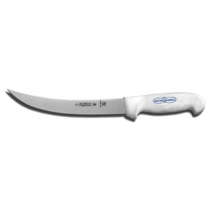 Dexter-russell 8 inch Breaking Knife W/ White Softgrip Handle Sg132n-8 - All
