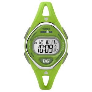 Timex Womens Sleek 50 Mid-size Green Spot Watch Tw5m11000 - All