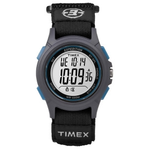 Timex Mens Expedition Black Fast Wrap Nylon Strap Watch Tw4b10100 - All